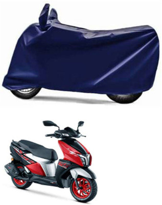 AutoGalaxy Waterproof Two Wheeler Cover for TVS(NTORQ, Blue)