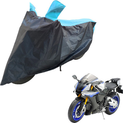 RiderShine Two Wheeler Cover for Yamaha(YZF R1M, Blue, Black)