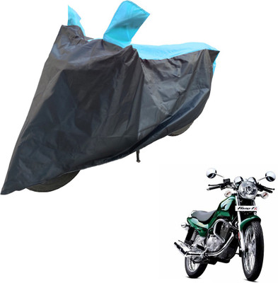RiderShine Two Wheeler Cover for TVS(Fiero FX, Blue, Black)