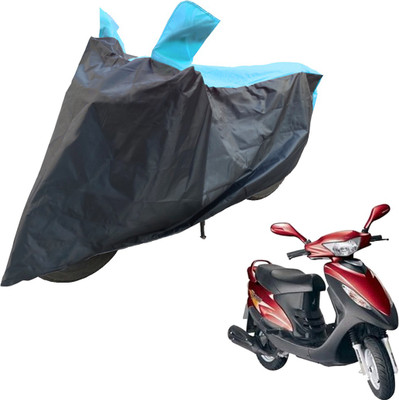 RiderShine Two Wheeler Cover for Kinetic(Nova, Blue, Black)