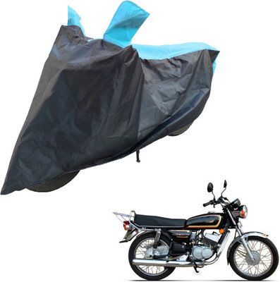 RiderShine Two Wheeler Cover for Yamaha(RX135, Blue, Black)