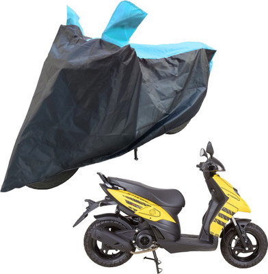 RiderShine Two Wheeler Cover for Aprilia(Storm 125, Blue, Black)