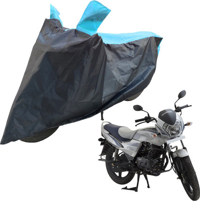 RiderShine Two Wheeler Cover for LML(Freedom, Blue, Black)