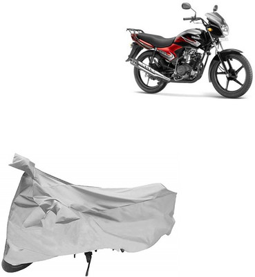 SEMAPHORE Two Wheeler Cover for Yamaha(YBR 110, Silver)
