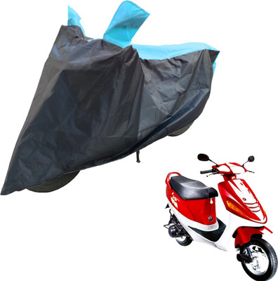 RiderShine Two Wheeler Cover for Kinetic(Zing, Blue, Black)