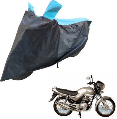 RiderShine Two Wheeler Cover for Yamaha(Libero LX, Blue, Black)