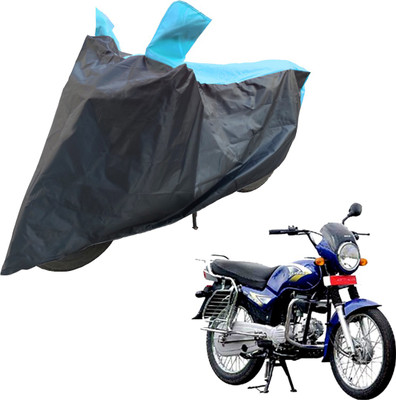 RiderShine Two Wheeler Cover for Kinetic(Boss, Blue, Black)