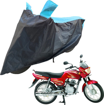 RiderShine Two Wheeler Cover for LML(CRD, Blue, Black)