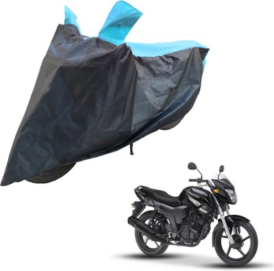 RiderShine Two Wheeler Cover for Yamaha(SZ X, Blue, Black)