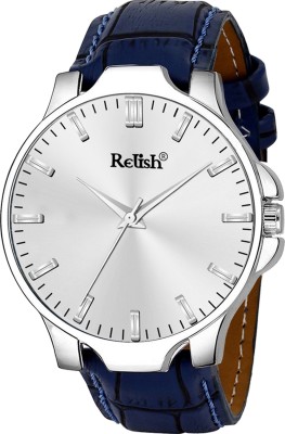 RELish RE-BB8238 New Arrival Silver Dial & Blue Strap Analog Watch  - For Men