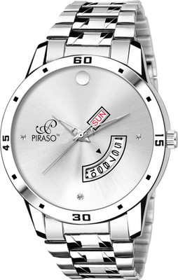 PIRASO PIRASO DAY DATE 1140 SLVR CK DAY DATE Analog Watch  - For Men