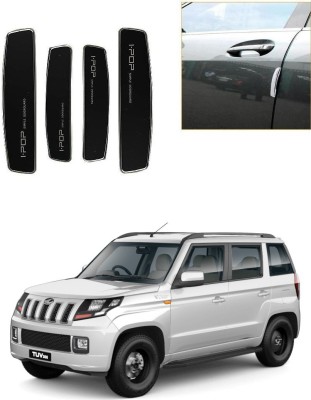 ARNEJA Plastic Car Door Guard(Black, Pack of 4, Mahindra, TUV-300)