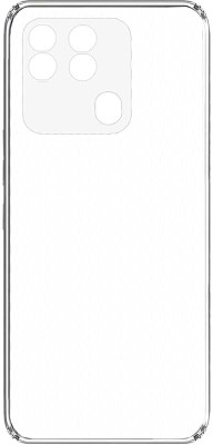 Coverage Back Cover for Xiaomi Redmi 10 Power(Transparent, Grip Case, Silicon, Pack of: 1)