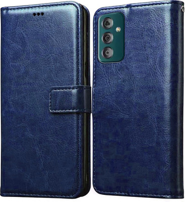 Casotec Flip Cover for Samsung Galaxy F23 5G(Blue, Pack of: 1)