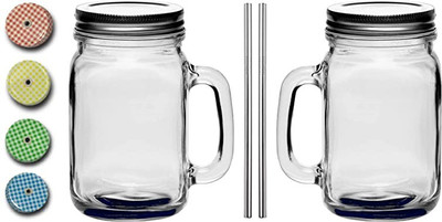 Save Glass Utility Container  - 450 ml(Pack of 2, Clear)