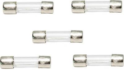 Ovicart 5A Glass Fast Fuse Glass Fuse 240V 5A Size: 5x20mm (Pack of 5) Electrical Fuse(5 A)