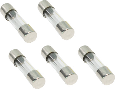 Ovicart 10A Glass Fast Fuse Glass Fuse 240V 10A Size: 5x20mm (Pack of 5) Electrical Fuse(10 A)