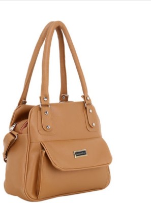 The Monaina crapt Women Tan Messenger Bag