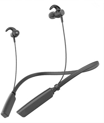 G2L Bluetooth V5.0 Neckband fast charging Bluetooth Headset Hi-Bass Bluetooth(Black, In the Ear)