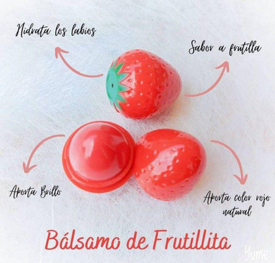 Beauty Karwan Cute Strawberry Fruit Lip Balm Strawberry(Pack of: 1, 7 g)