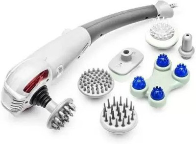 EVETIS NO 1 MAGIC MASSAGER MACHINE 7 Stepless Speed 7 Head Massage Stick Magic Massager A Complete Body Massager - 7 Stepless Speed 7 Head Massage Stick Massager(White)