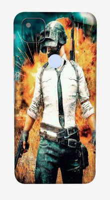 BugguSkin Google Pixel 4a, google pixel4a Mobile Skin(Ultra Super Pubg Lover Skin With High Matte Finish.)