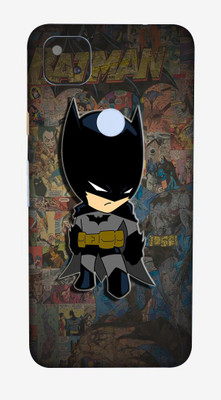 BUGGU Google Pixel 4a Mobile Skin(Ultra Super Baby Batman Skin With High Matte Finish.)