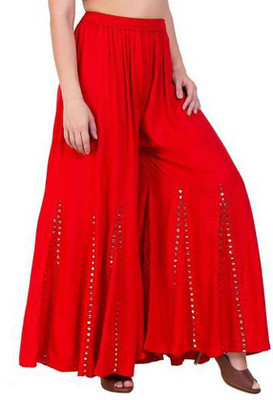 SARK PRODUCTION Regular Fit Women Red Trousers