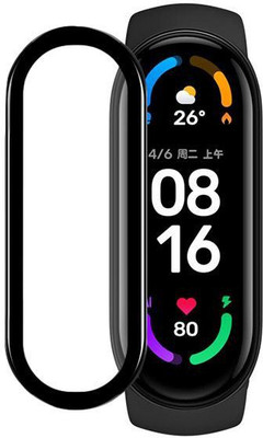 LUXURATE Edge To Edge Tempered Glass for Mi Band 4(Pack of 1)