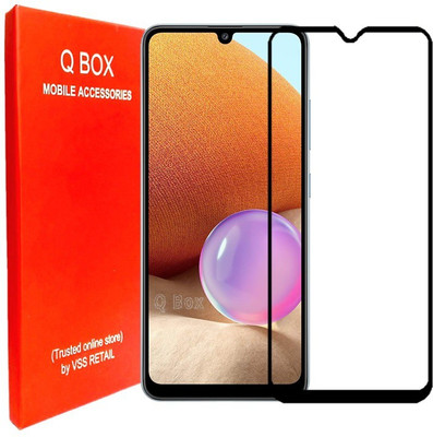 Q Box Edge To Edge Tempered Glass for Samsung Galaxy M33 5G(Pack of 1)