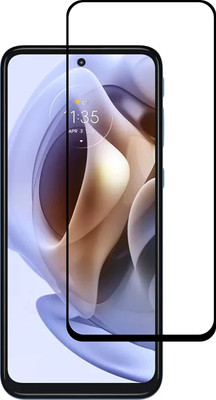 DMJHP Edge To Edge Tempered Glass for Moto G71 5G(Pack of 1)