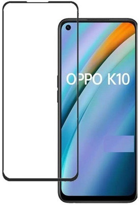Bodoma Edge To Edge Tempered Glass for Oppo K10(Pack of 1)