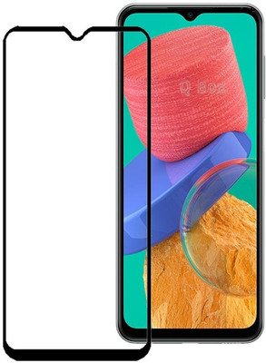Q Box Edge To Edge Tempered Glass for Samsung Galaxy M33 5G(Pack of 1)