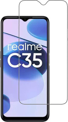 DMJHP Tempered Glass Guard for Realme C35(Pack of 1)