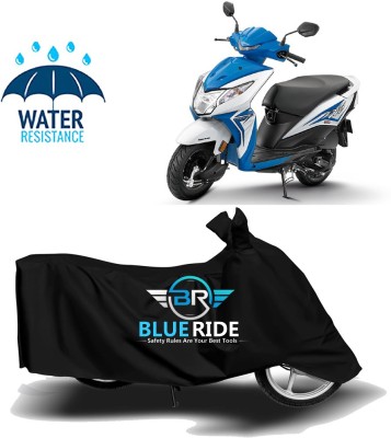 BLUERIDE Two Wheeler Cover for Honda(Deo, Black)