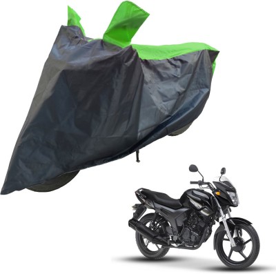 RiderShine Two Wheeler Cover for Yamaha(SZ X, Black, Green)