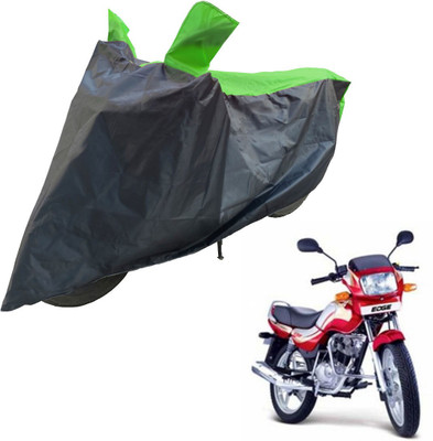 RiderShine Two Wheeler Cover for TVS(Victor Edge, Black, Green)