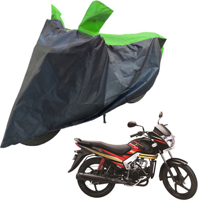 RiderShine Two Wheeler Cover for Mahindra(Centuro XT, Black, Green)