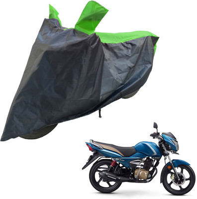 RiderShine Two Wheeler Cover for TVS(Victor, Black, Green)