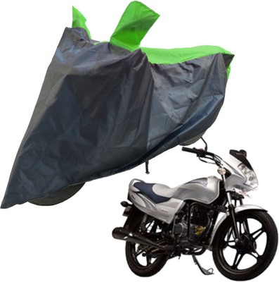 RiderShine Two Wheeler Cover for LML(Freedom Prima, Black, Green)