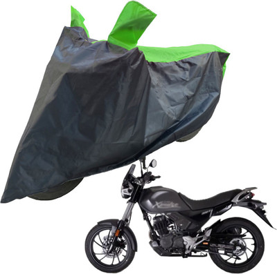 RiderShine Two Wheeler Cover for Hero(Xpulse 200T, Black, Green)