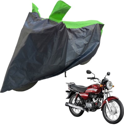 RiderShine Two Wheeler Cover for Hero(HF Dawn, Black, Green)