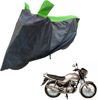 RiderShine Two Wheeler Cover for Yamaha(Libero LX, Black, Green)