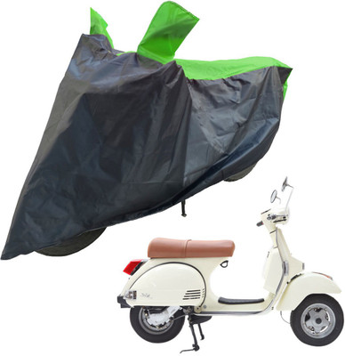 RiderShine Two Wheeler Cover for LML(Star Euro 200, Black, Green)