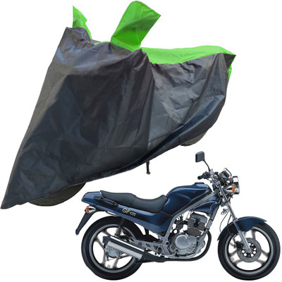 RiderShine Two Wheeler Cover for Kinetic(GF 125, Black, Green)