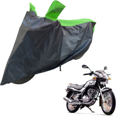 RiderShine Two Wheeler Cover for TVS(Fiero F2, Black, Green)