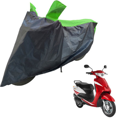 RiderShine Two Wheeler Cover for Indus(Yo Xplor, Black, Green)
