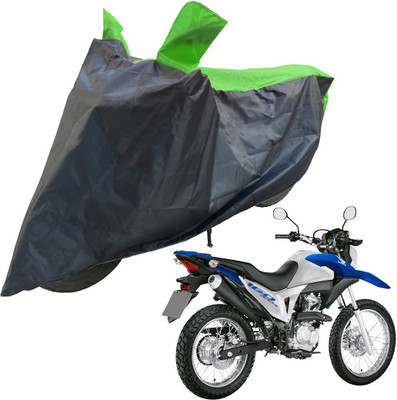 RiderShine Two Wheeler Cover for Honda(NXR 160, Black, Green)