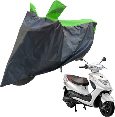 RiderShine Two Wheeler Cover for Ampere(Zeal, Black, Green)