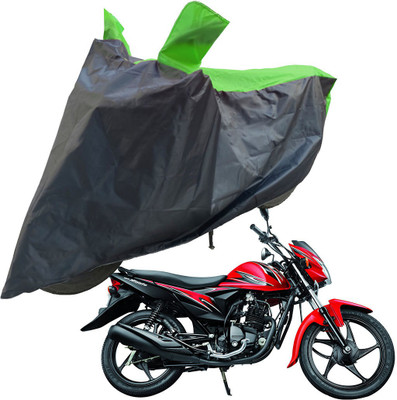 RiderShine Two Wheeler Cover for Suzuki(Hayate EP, Black, Green)